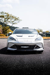 Toyota GR86 ZN8 2022 2023 2024 & Subaru BRZ ZD8 2022 2023 2024 with Aftermarket Parts - "SHINING" Hood Bonnet Carbon Fiber / FRP from Robot Craftsman